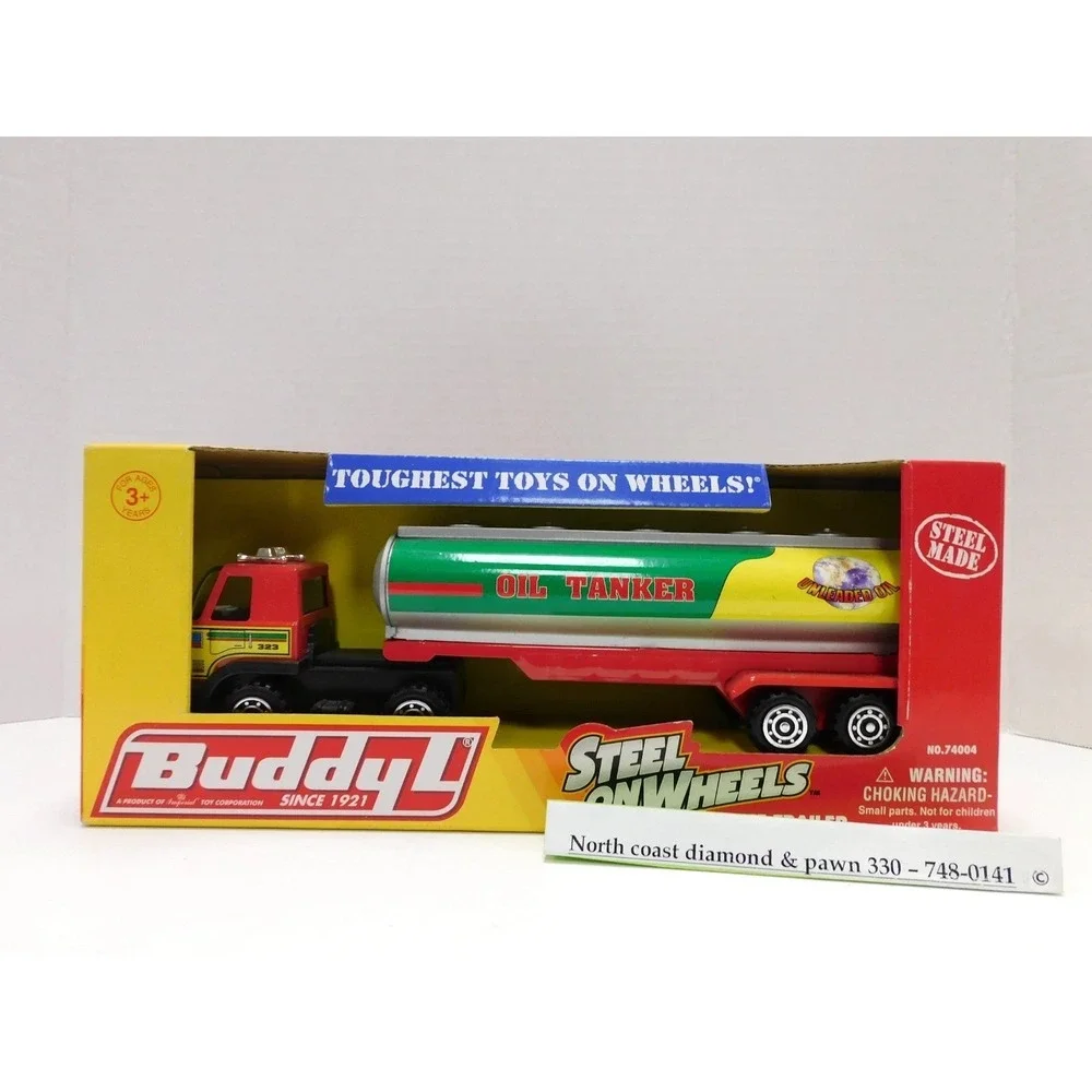 N.I.B 2003 Buddy L Steel Toy Truck Tanker Truck DW698